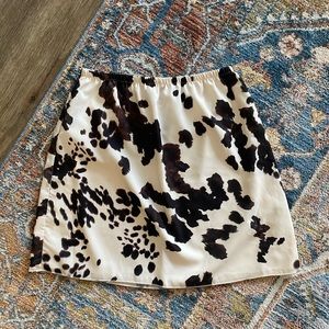 Cow Print Mini Skirt from ASOS 🐮